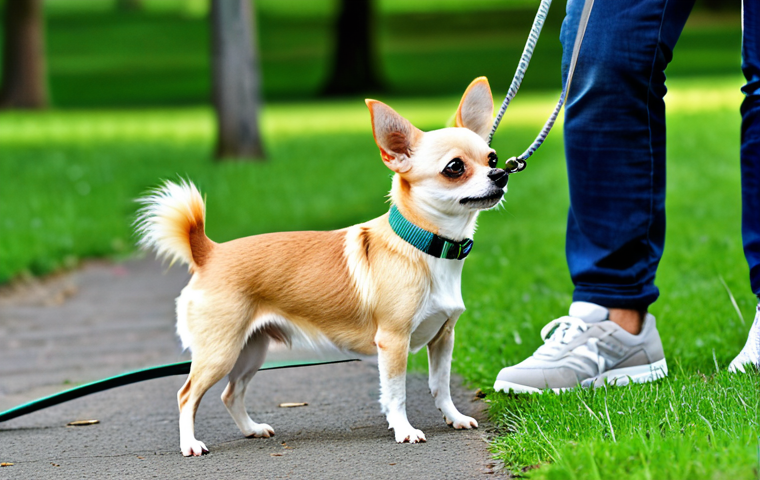 치와와 짖음 조절법 - Anxious Chihuahua in Safe Space**

A small, tan Chihuahua in a cozy dog house filled with blankets a...
