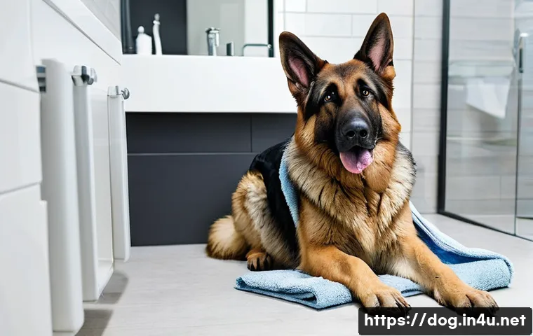 저먼 셰퍼드의 털 관리 관련 이미지 2